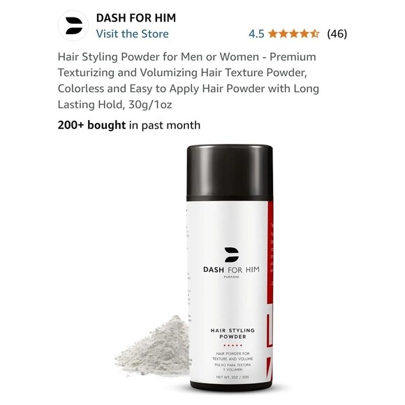 Hair Styling Powder for Men or Women - Premium Texturizing and Volumizing Hair - Picture 8 of 10